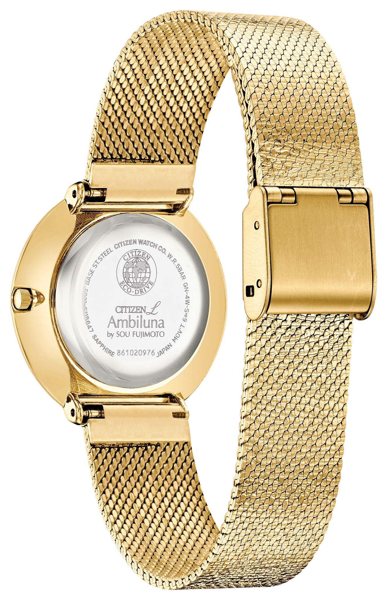 L Ambiluna - Men's Eco-Drive EM0642-52P Gold Watch | CITIZEN